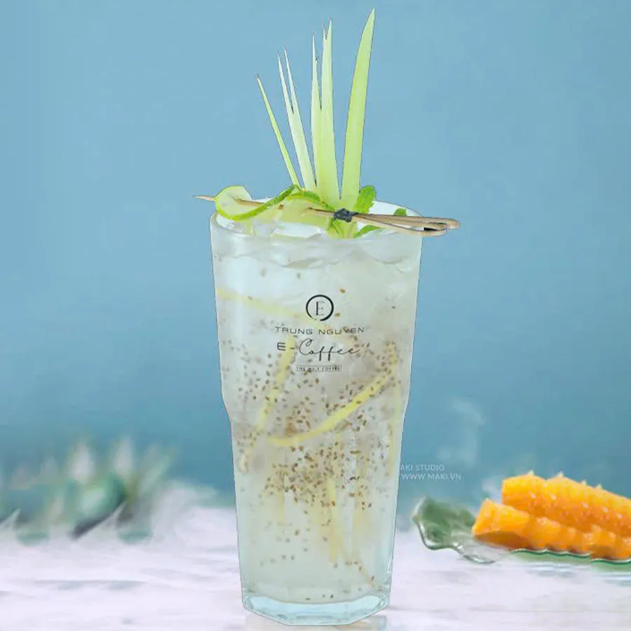 Nước chanh sả gừng hạt chia